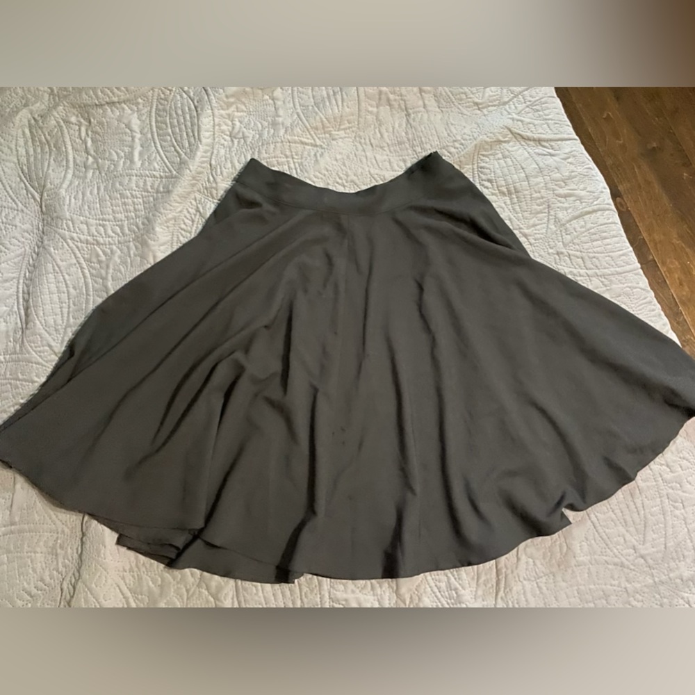 Black long skirt
